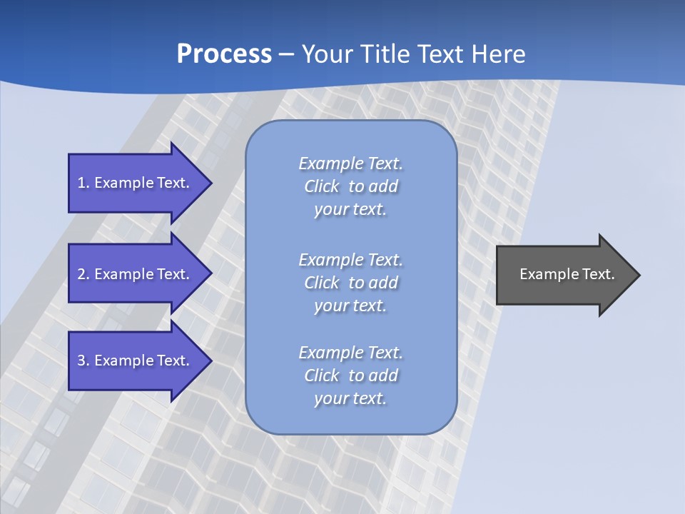 Metal Institution Building PowerPoint Template
