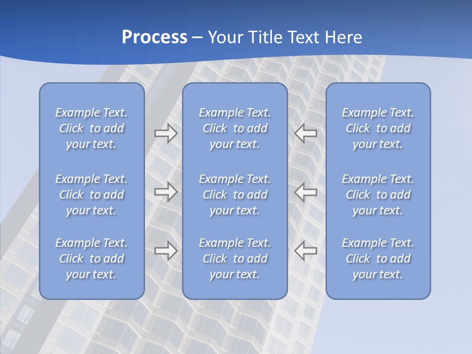 Metal Institution Building PowerPoint Template