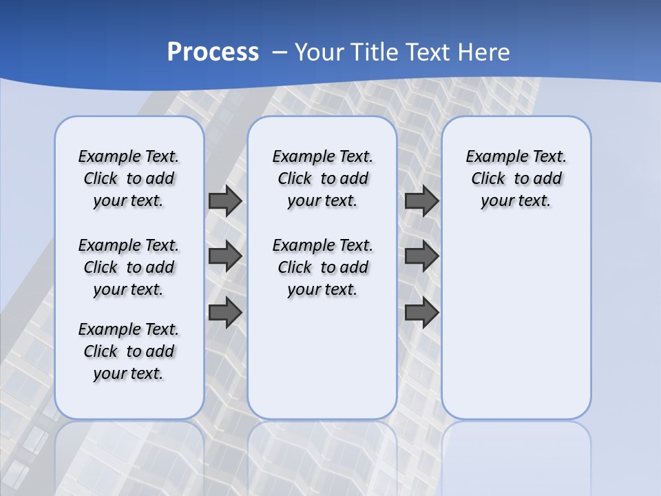 Metal Institution Building PowerPoint Template