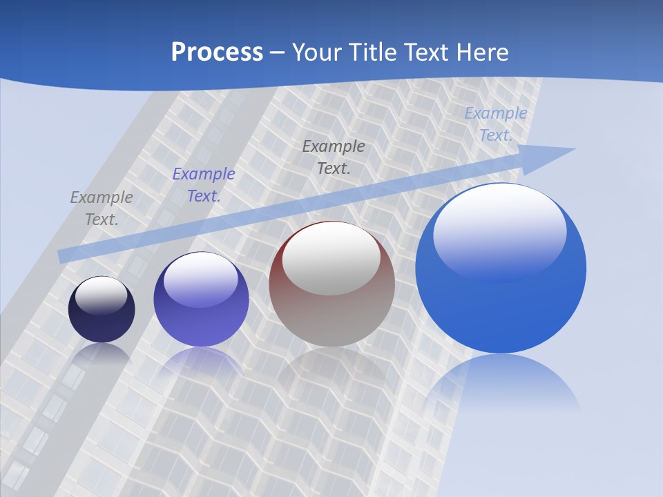 Metal Institution Building PowerPoint Template