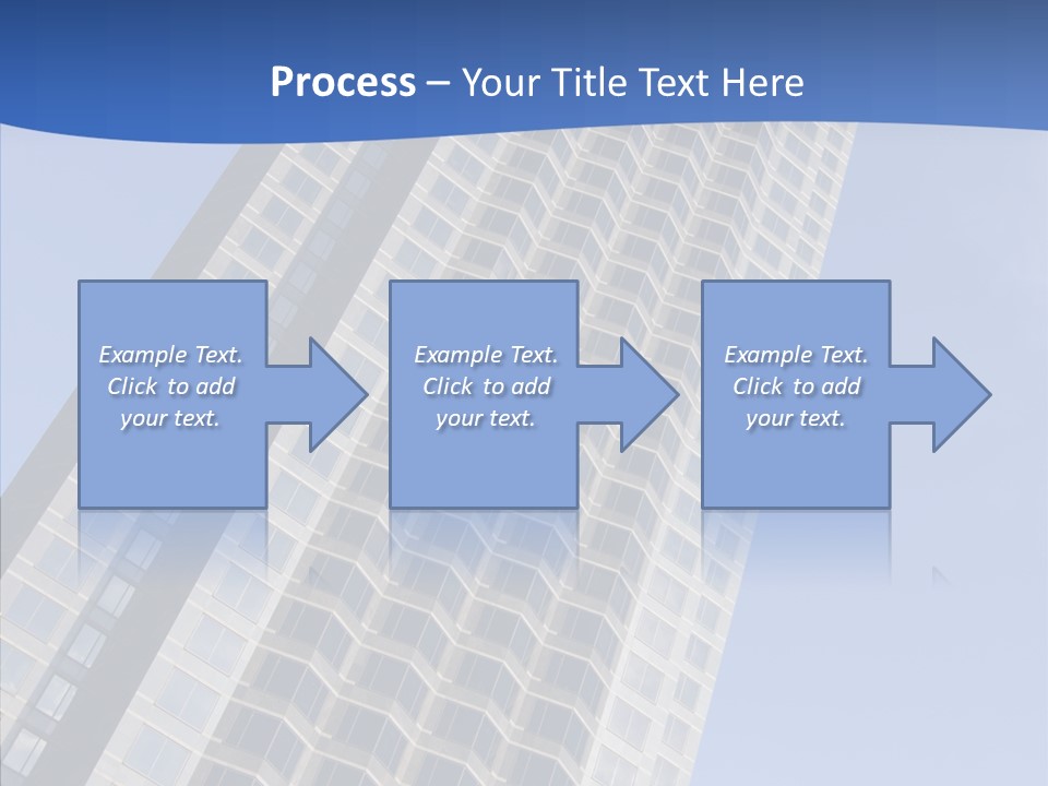 Metal Institution Building PowerPoint Template