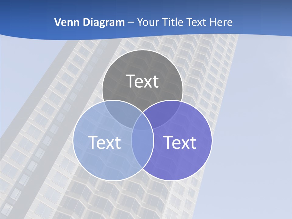 Metal Institution Building PowerPoint Template