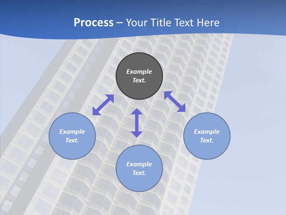 Metal Institution Building PowerPoint Template