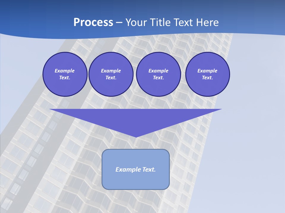 Metal Institution Building PowerPoint Template