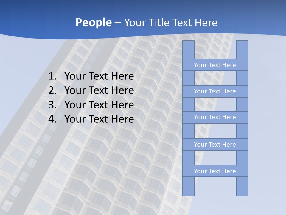Metal Institution Building PowerPoint Template