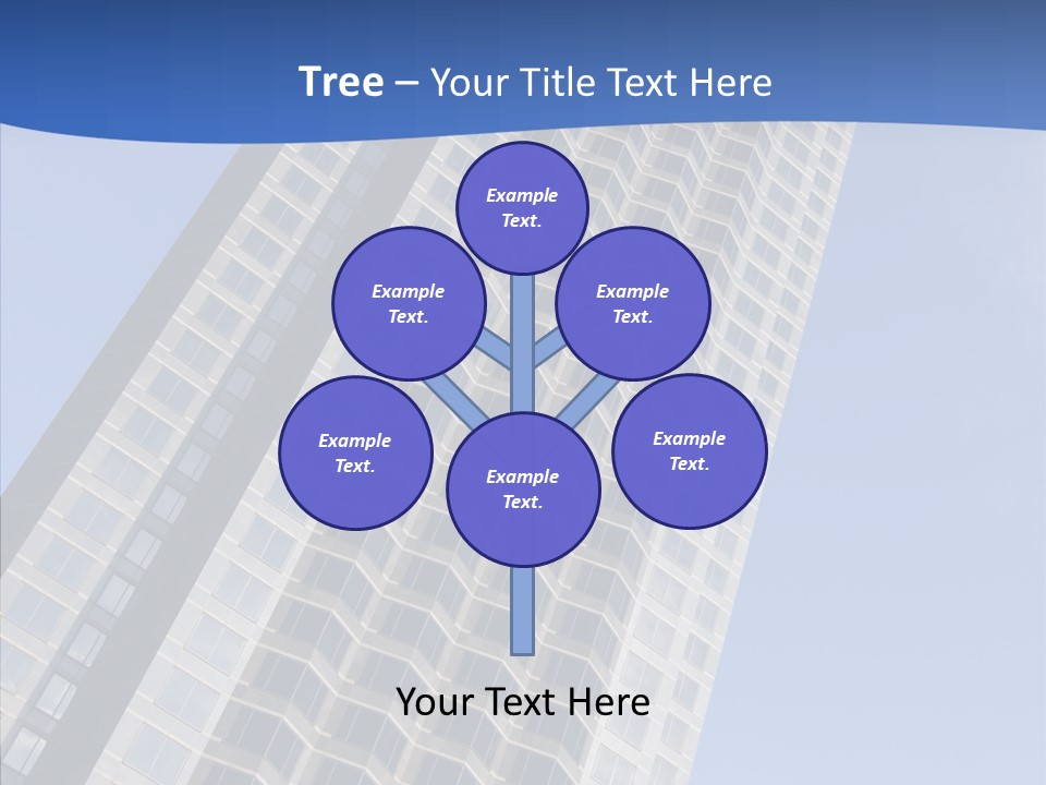 Metal Institution Building PowerPoint Template