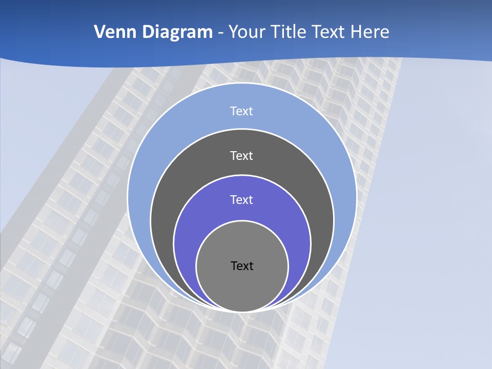 Metal Institution Building PowerPoint Template