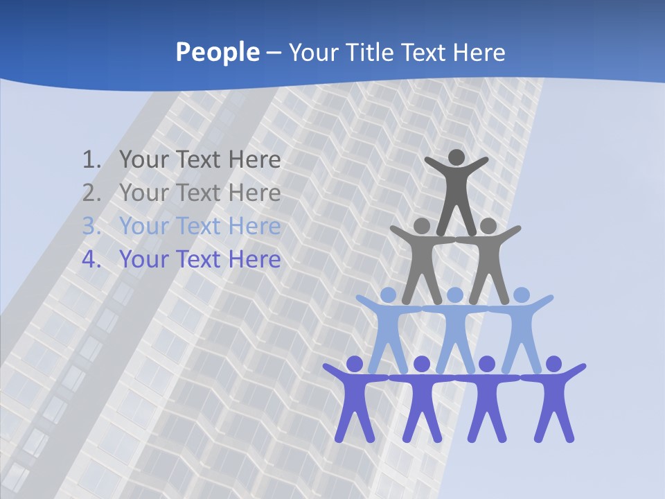 Metal Institution Building PowerPoint Template