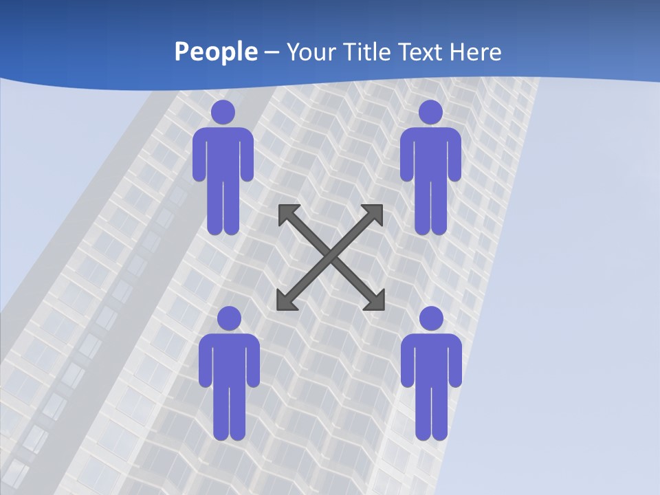 Metal Institution Building PowerPoint Template