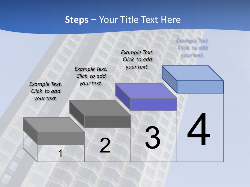 Metal Institution Building PowerPoint Template