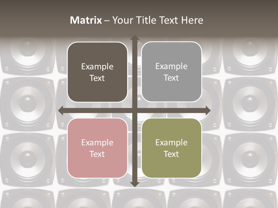 Treble Loud Woofer PowerPoint Template