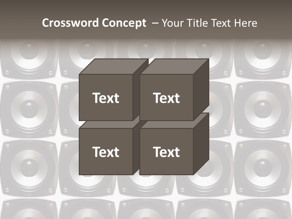 Treble Loud Woofer PowerPoint Template