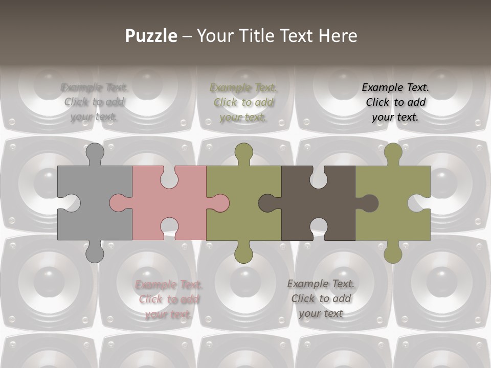 Treble Loud Woofer PowerPoint Template