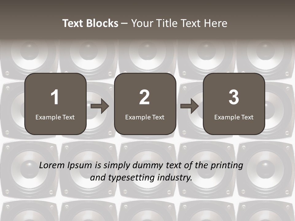Treble Loud Woofer PowerPoint Template