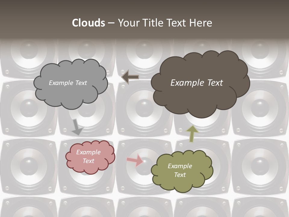 Treble Loud Woofer PowerPoint Template