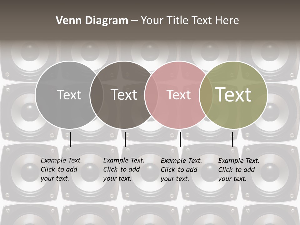 Treble Loud Woofer PowerPoint Template
