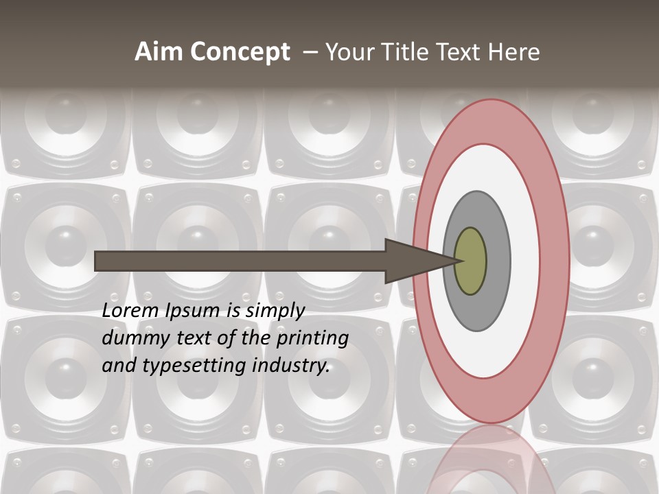 Treble Loud Woofer PowerPoint Template