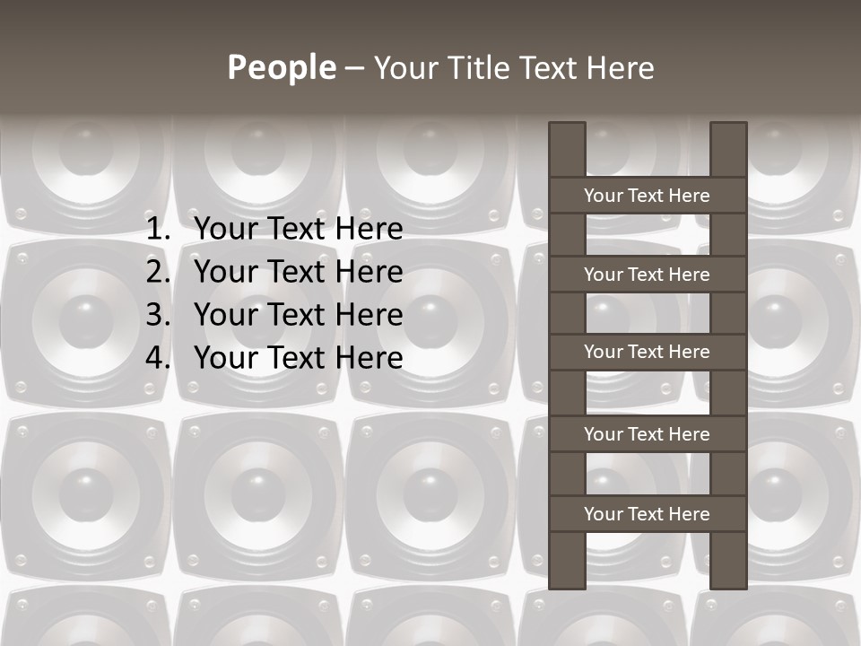 Treble Loud Woofer PowerPoint Template