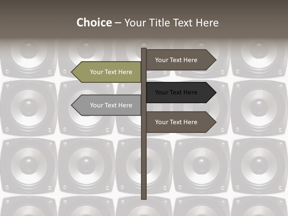 Treble Loud Woofer PowerPoint Template