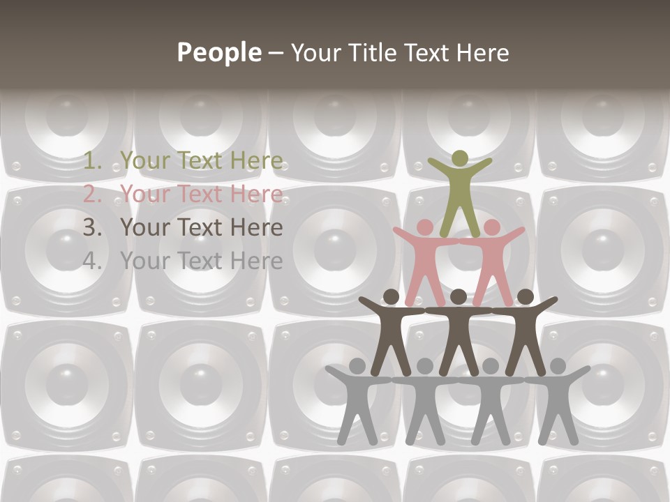 Treble Loud Woofer PowerPoint Template