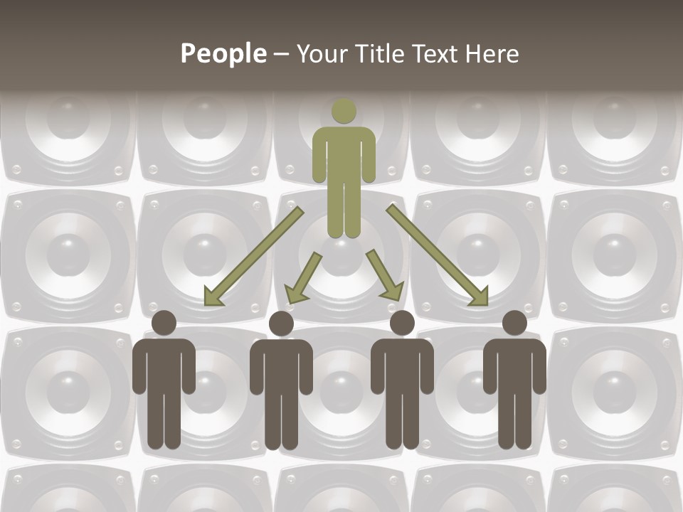 Treble Loud Woofer PowerPoint Template