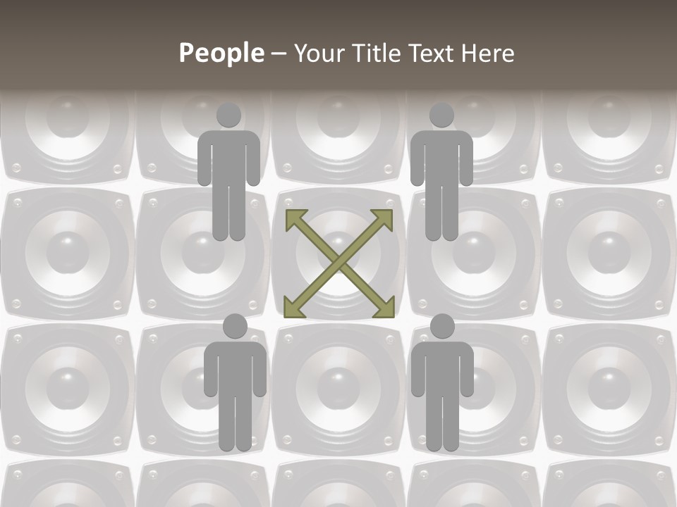 Treble Loud Woofer PowerPoint Template