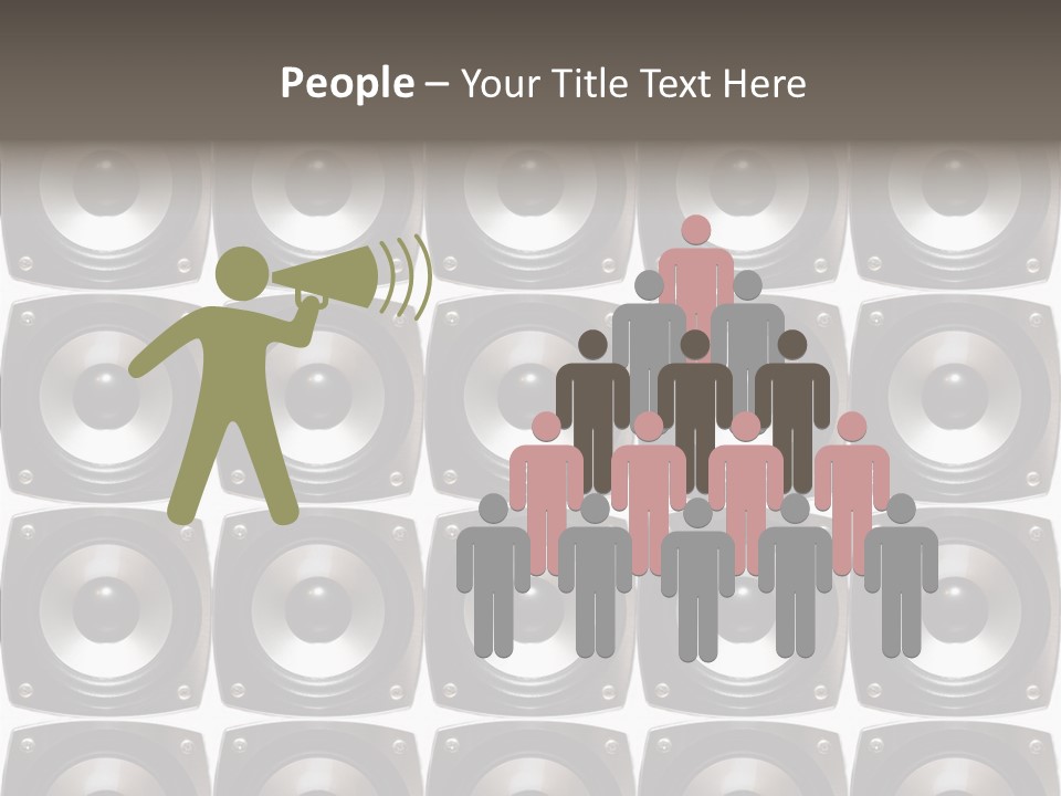 Treble Loud Woofer PowerPoint Template