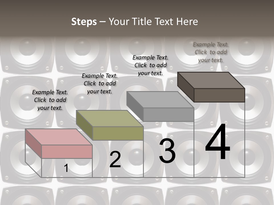 Treble Loud Woofer PowerPoint Template