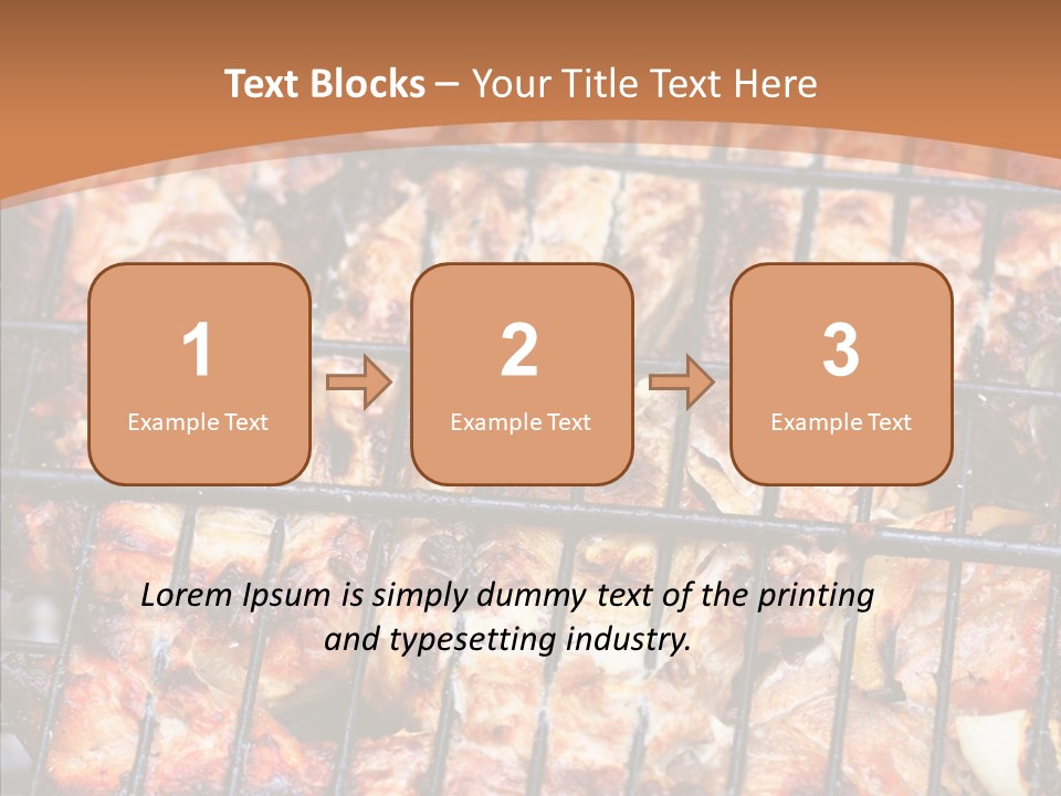 Restaurant Lamb Nutrition PowerPoint Template
