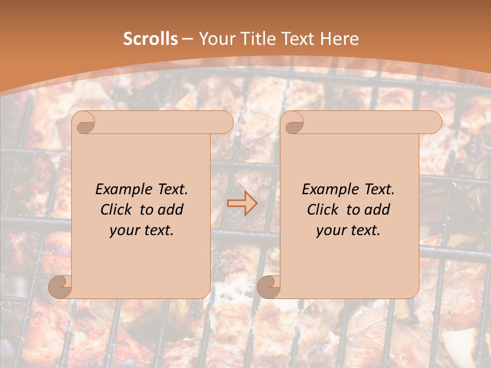 Restaurant Lamb Nutrition PowerPoint Template