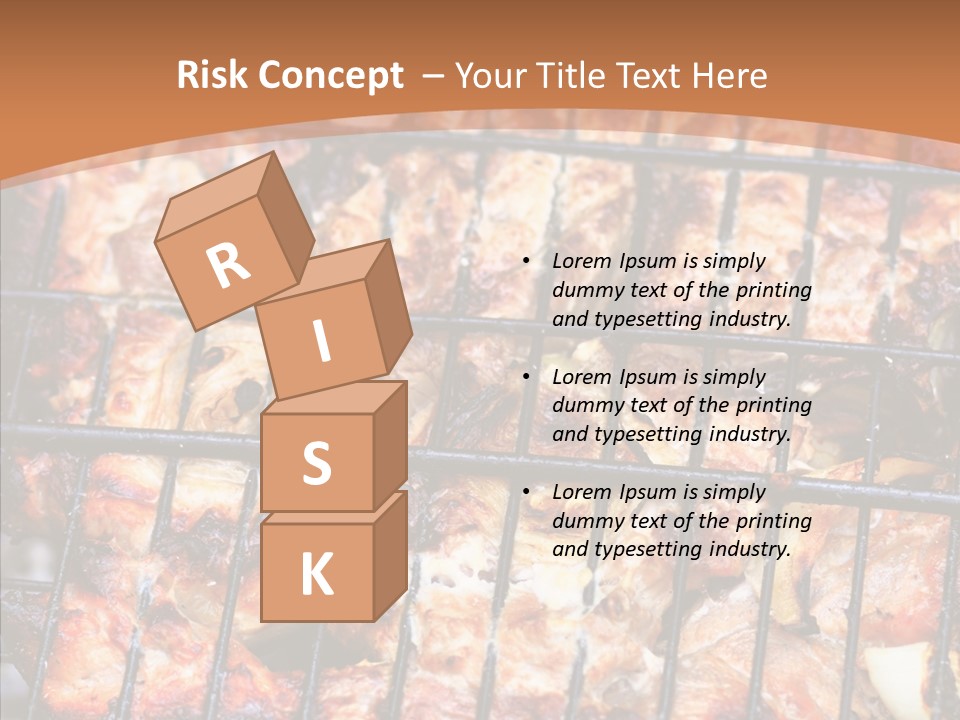 Restaurant Lamb Nutrition PowerPoint Template