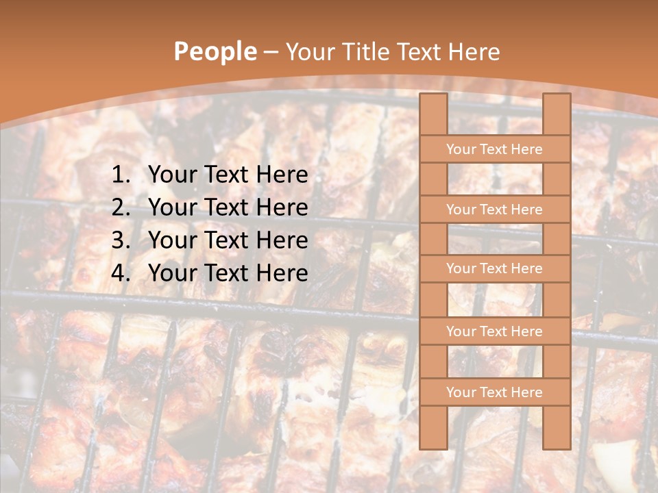 Restaurant Lamb Nutrition PowerPoint Template