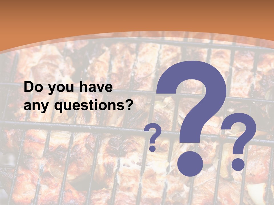 Restaurant Lamb Nutrition PowerPoint Template