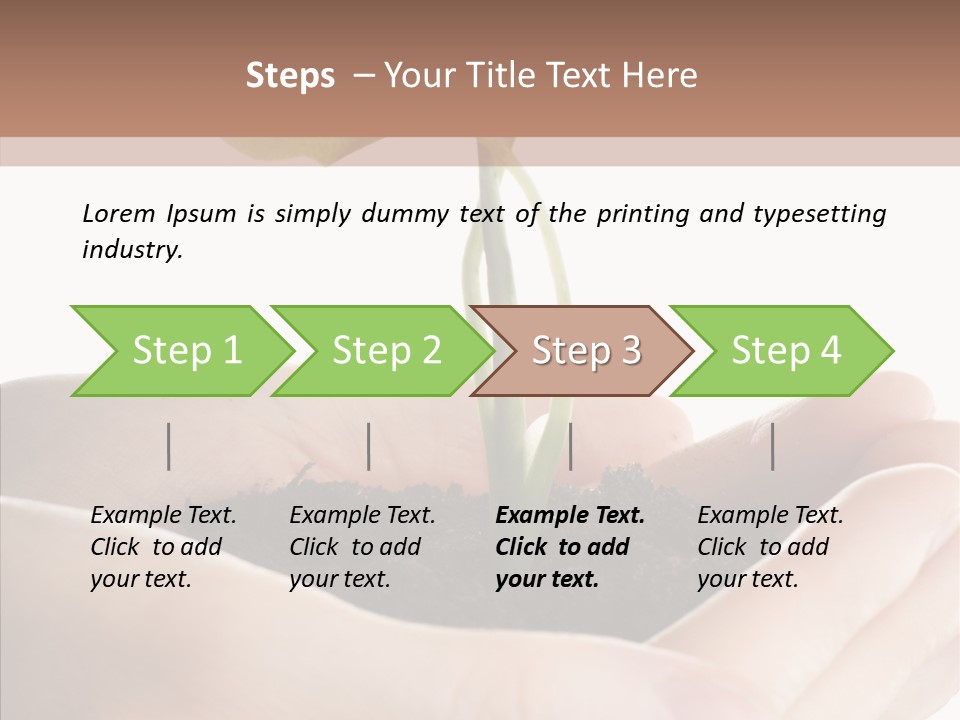 Beginnings Define Lives PowerPoint Template