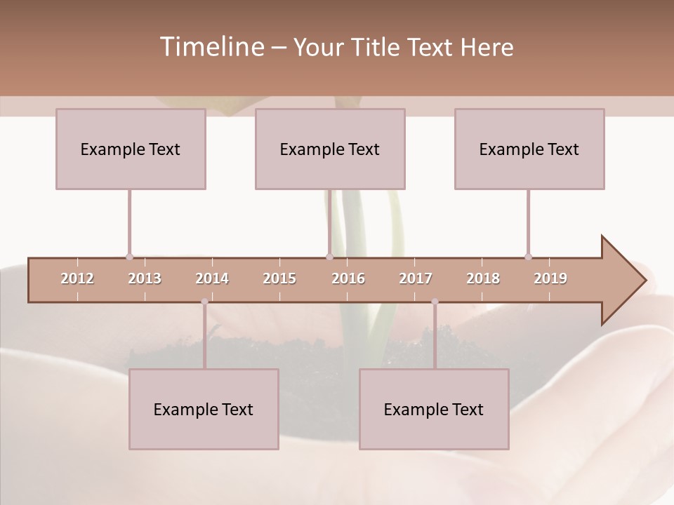 Beginnings Define Lives PowerPoint Template
