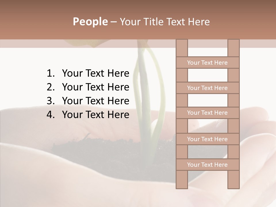 Beginnings Define Lives PowerPoint Template