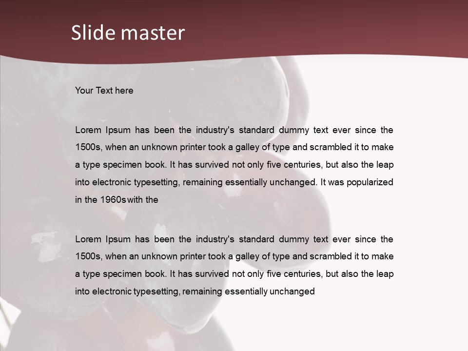 Dessert Autumn Vine PowerPoint Template