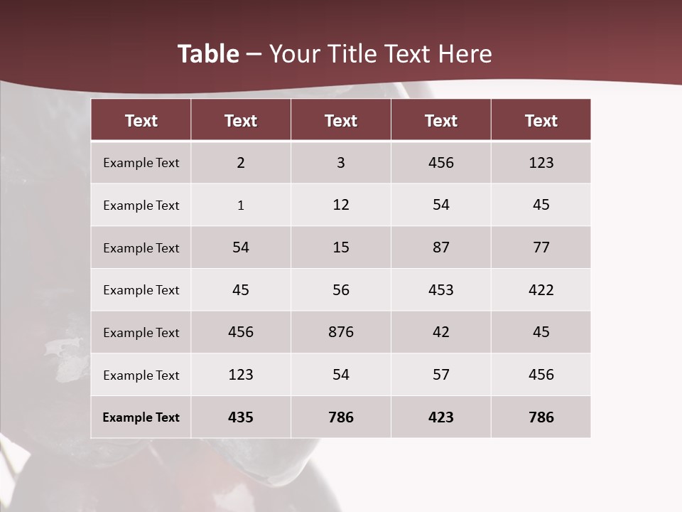 Dessert Autumn Vine PowerPoint Template