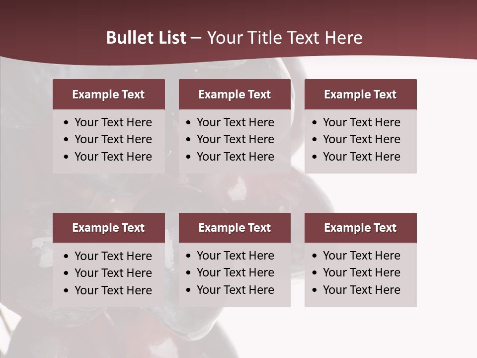 Dessert Autumn Vine PowerPoint Template