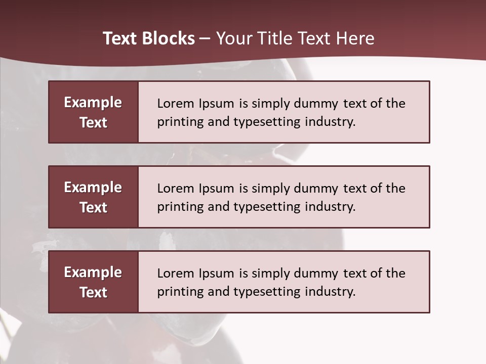 Dessert Autumn Vine PowerPoint Template