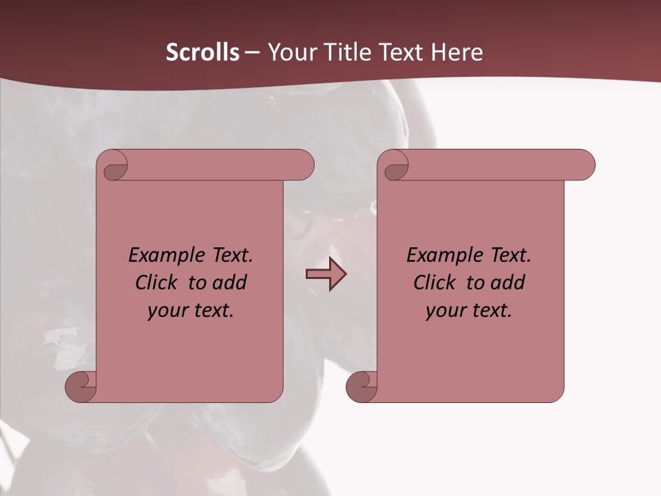 Dessert Autumn Vine PowerPoint Template