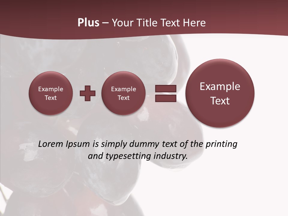Dessert Autumn Vine PowerPoint Template