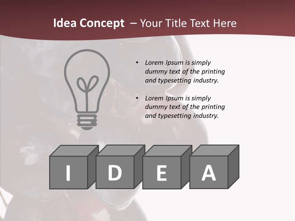 Dessert Autumn Vine PowerPoint Template