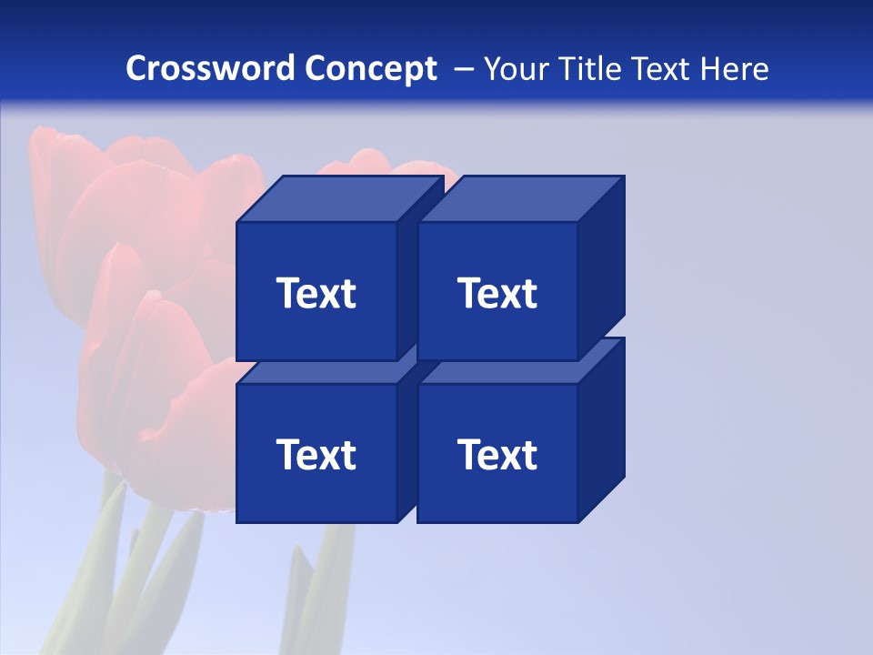 Farm Tulips Romance PowerPoint Template