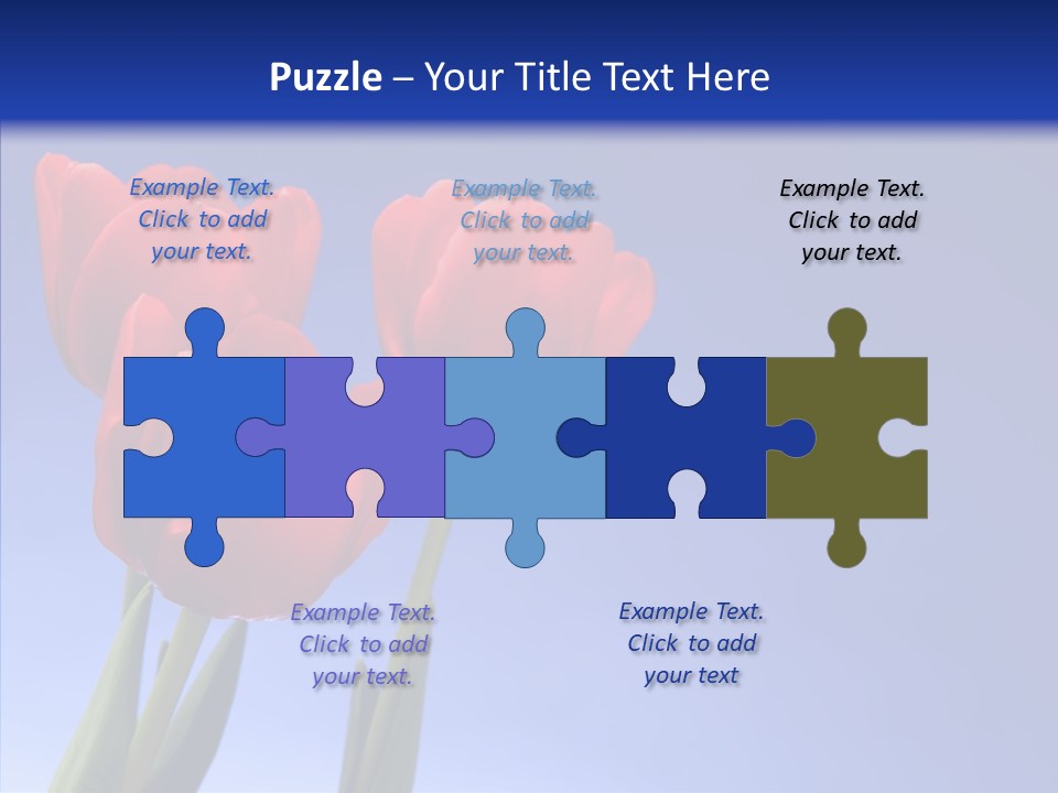 Farm Tulips Romance PowerPoint Template