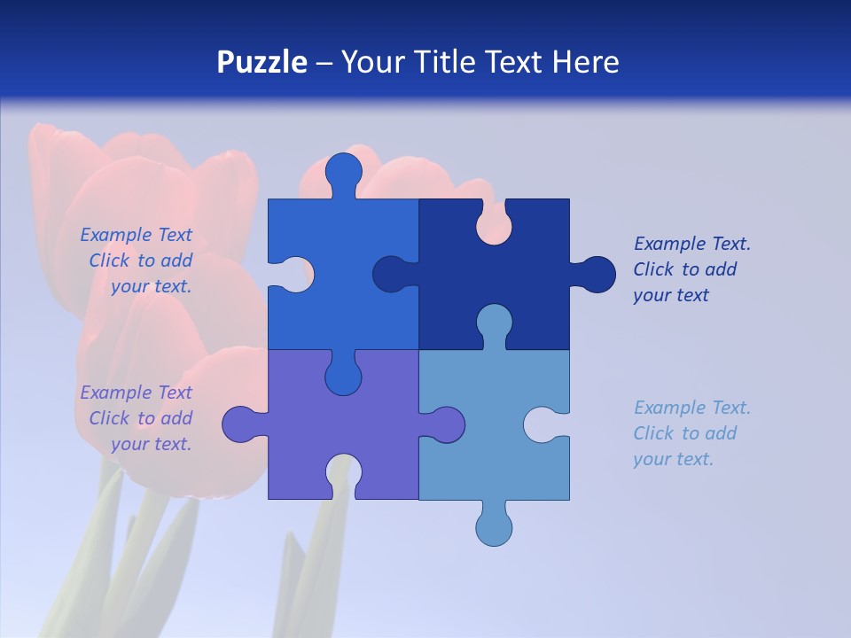 Farm Tulips Romance PowerPoint Template