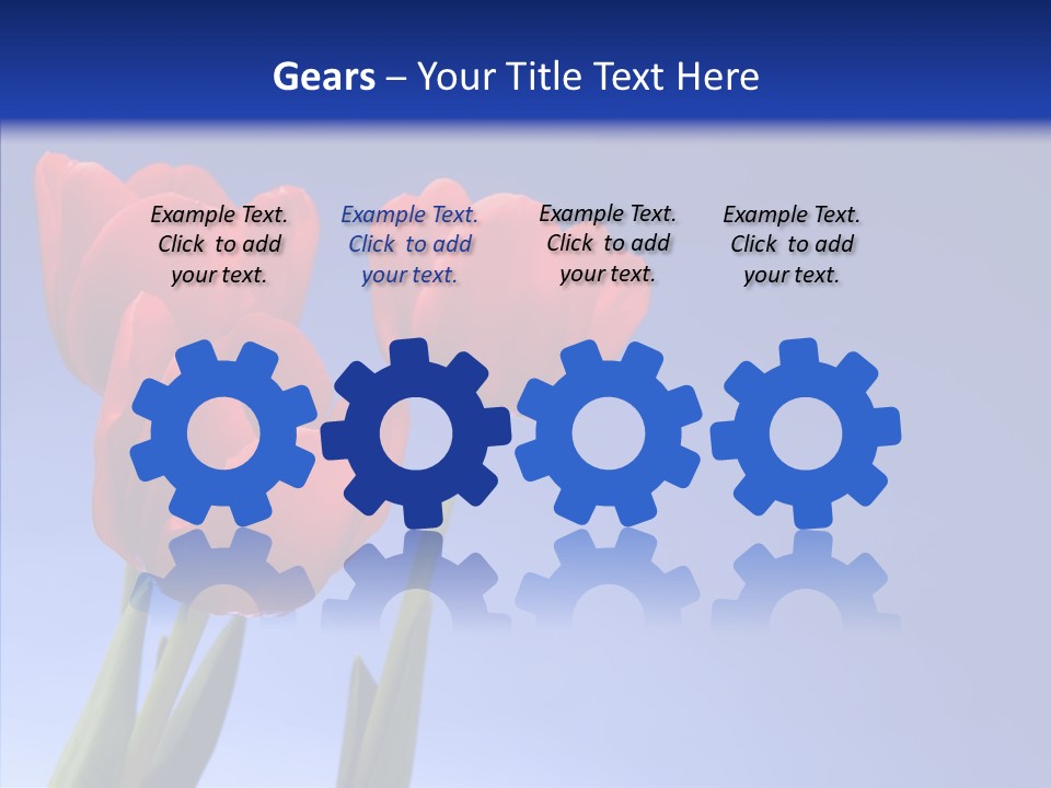 Farm Tulips Romance PowerPoint Template