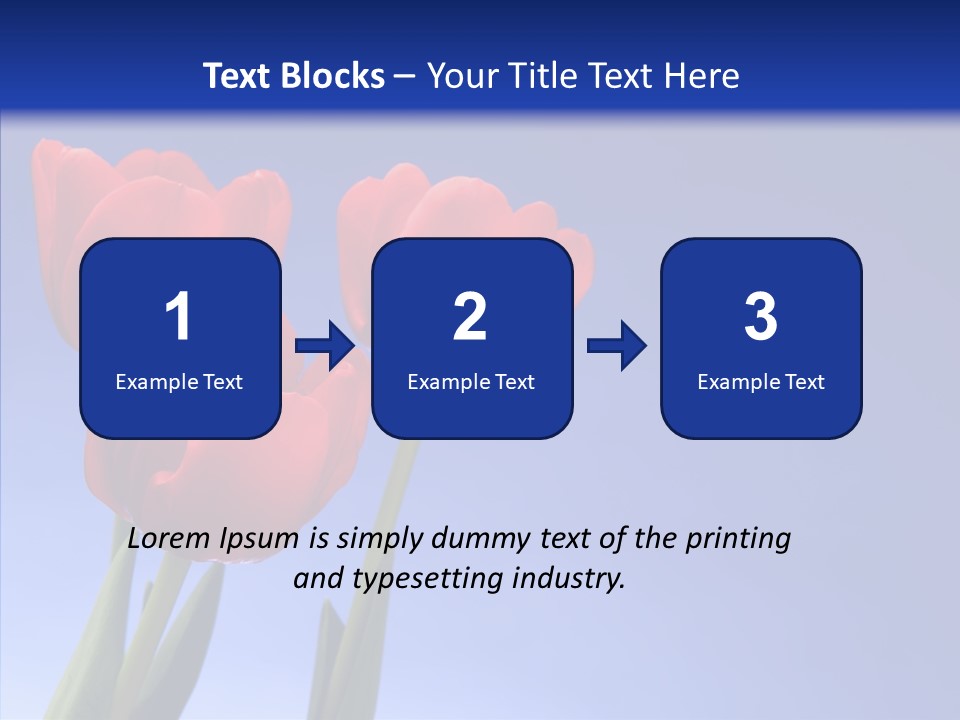 Farm Tulips Romance PowerPoint Template