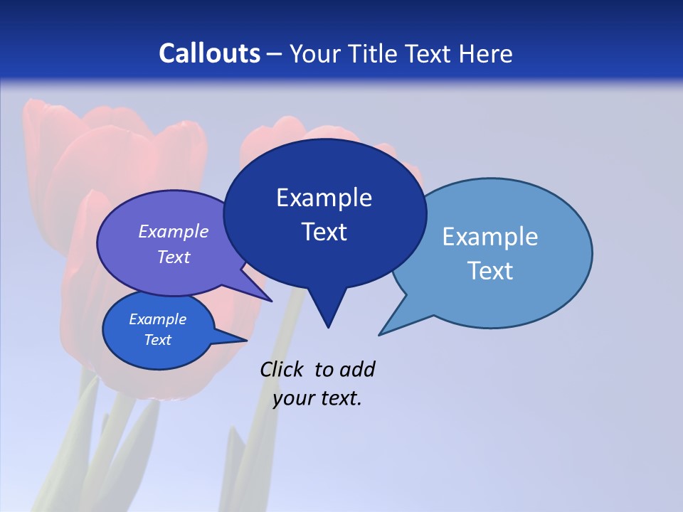Farm Tulips Romance PowerPoint Template