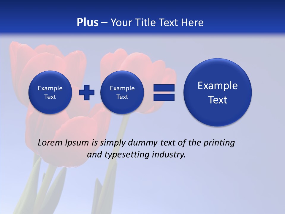 Farm Tulips Romance PowerPoint Template
